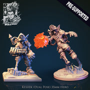 Keshek The Artificer - Idle and Action Pose - STL only - Only-Games