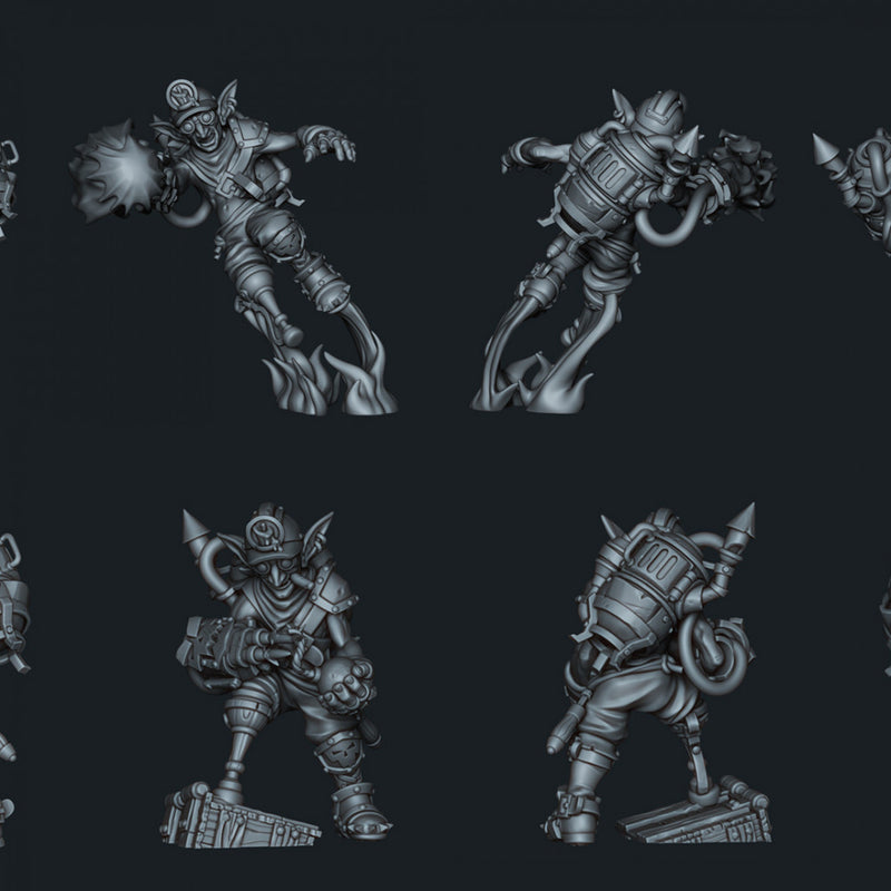 Keshek The Artificer - Idle and Action Pose - STL only - Only-Games