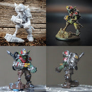 Keshek The Artificer - Idle and Action Pose - STL only - Only-Games