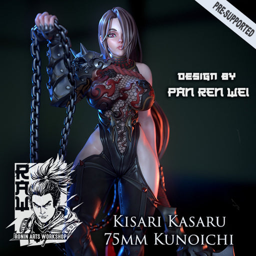 Kisari Karasu - 75mm Kunoichi - STL only - Only-Games