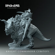 Knight commander Ceratops mounted - Only-Games