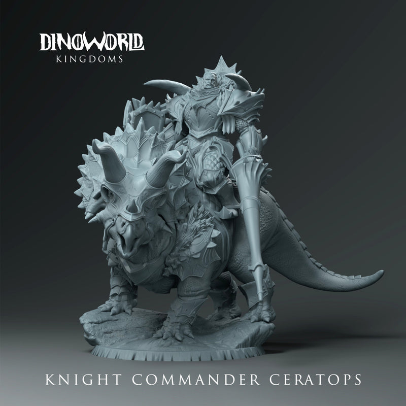 Knight commander Ceratops mounted - Only-Games