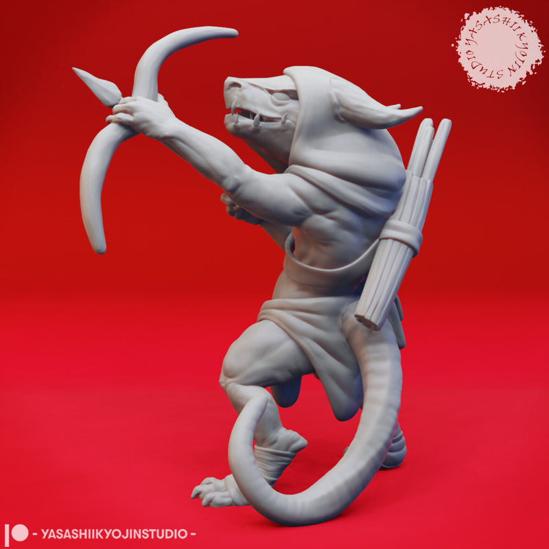 Kobold Archer - Tabletop Miniature (Pre-Supported) - Only-Games