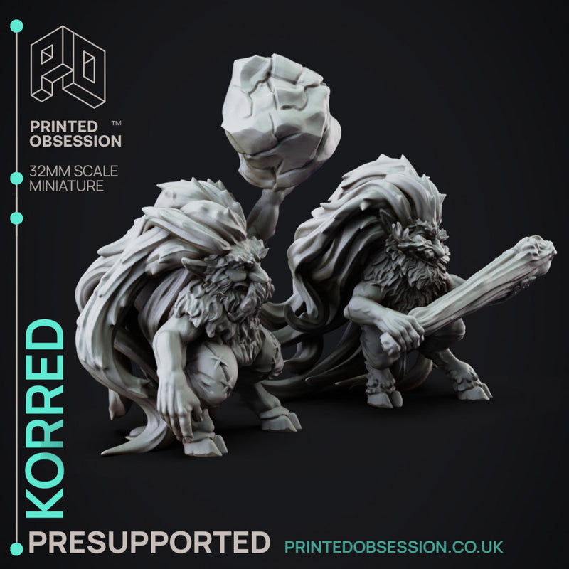 Korred - Fay Creatures - PRESUPPORTED - 32mm scale