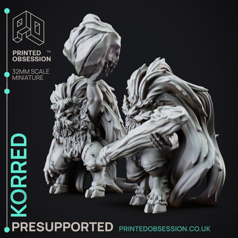 Korred - Fay Creatures - PRESUPPORTED - 32mm scale