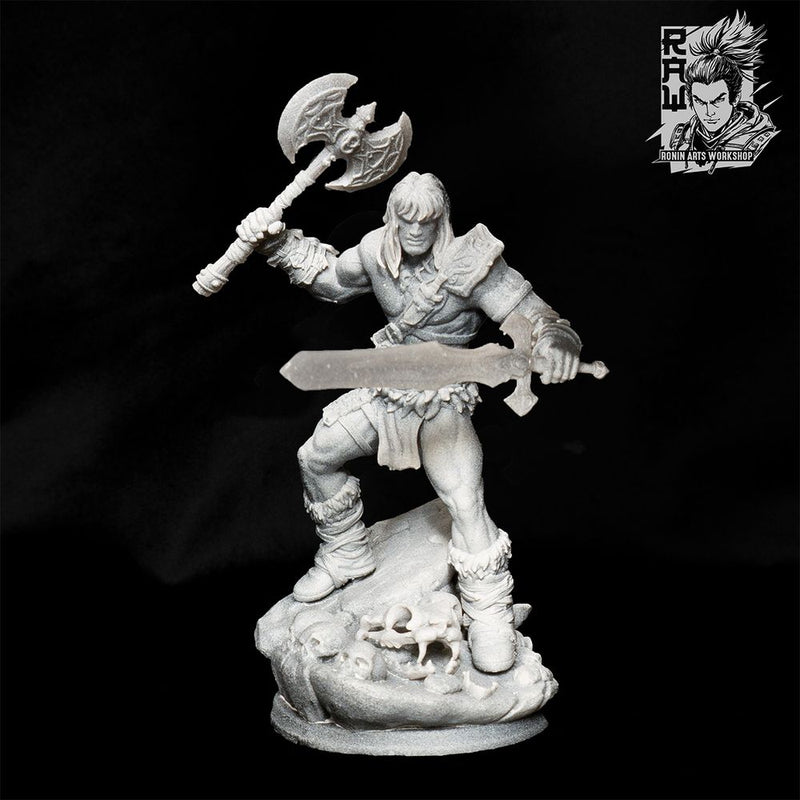 Kravos The Relentless - Human Barbarian - STL only - Only-Games