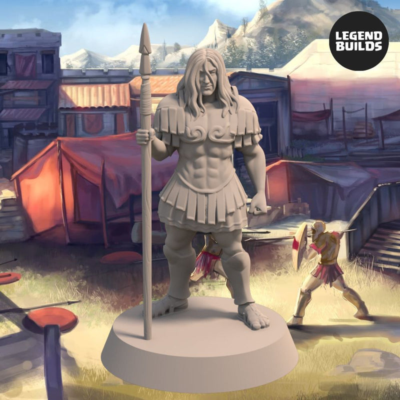 Kynon “Gulfslayer” – 3D printable miniature – STL file - Only-Games