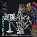 Lady Grimoire - Teifling Arch Mage - PRESUPPORTED -  32mm scale - Foundling