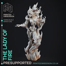 Lady of Fire - Circus of Horrors - PRESUPPORTED - 32mm Scale