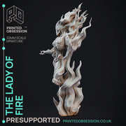 Lady of Fire - Circus of Horrors - PRESUPPORTED - 32mm Scale - Only-Games
