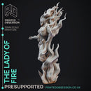 Lady of Fire - Circus of Horrors - PRESUPPORTED - 32mm Scale
