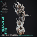 Lady of Fire - Circus of Horrors - PRESUPPORTED - 32mm Scale