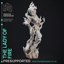 Lady of Fire - Circus of Horrors - PRESUPPORTED - 32mm Scale