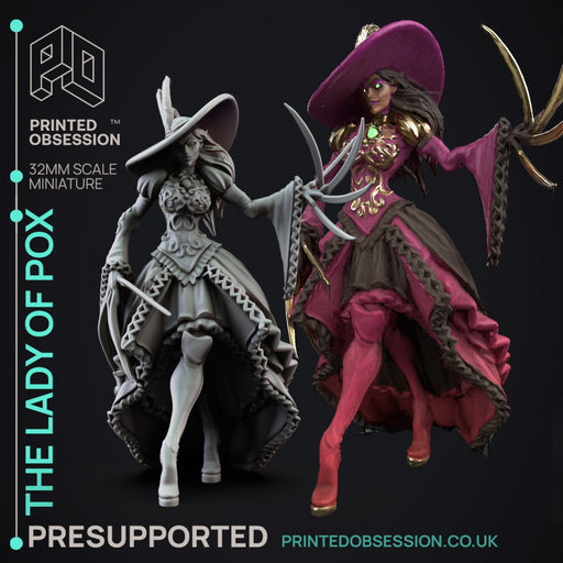 The Lady of Pox - Boss Creature - PRESUPPORTED - 32mm scale - Only-Games
