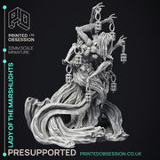 Lady of the Marsh Lights - Boss Monster - PRESUPPORTED - 32mm model - Only-Games