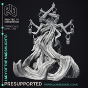 Lady of the Marsh Lights - Boss Monster - PRESUPPORTED - 32mm model - Only-Games