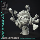 Lady wholesome - Eye Terror Maid -  PRESUPPORTED - Illustrated and Stats - 32mm scale