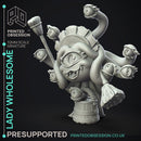 Lady wholesome - Eye Terror Maid -  PRESUPPORTED - Illustrated and Stats - 32mm scale