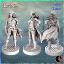Pirate Adventurer  Fighter Lana - Pirate Fighter Adventurer - 75mm + 35mm Scale