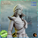 Pirate Adventurer  Fighter Lana - Pirate Fighter Adventurer - 75mm + 35mm Scale