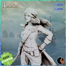 Pirate Adventurer  Fighter Lana - Pirate Fighter Adventurer - 75mm + 35mm Scale