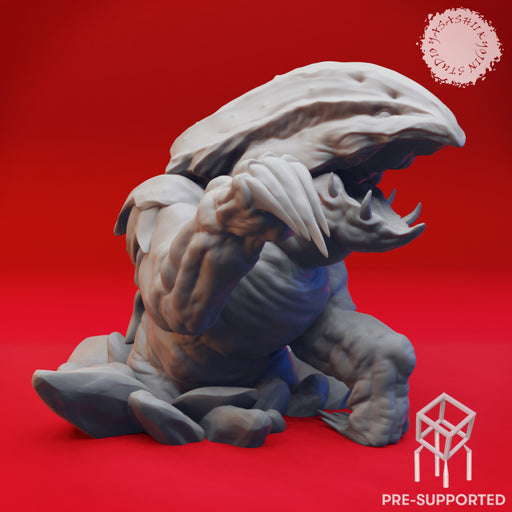 Bursting Bulette - Book of Beasts - Tabletop Miniature (Pre-Supported) - Only-Games