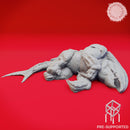 Defeated Bulette - Book of Beasts - Tabletop Miniature (Pre-Supported)