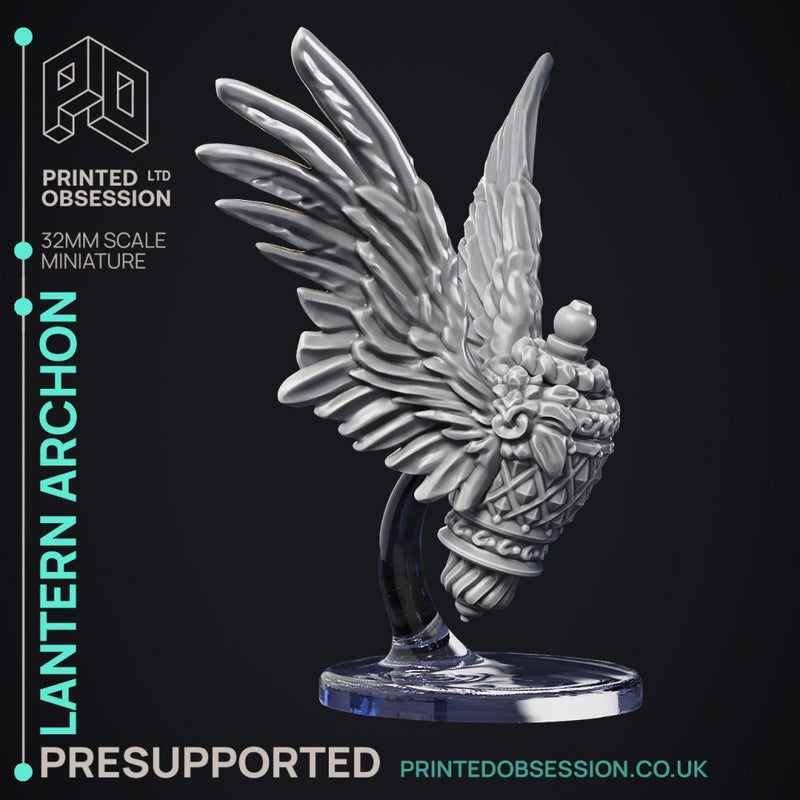Lantern Archon - Celestial - PRESUPPORTED - Heaven hath no Fury - 32mm Scale - Only-Games