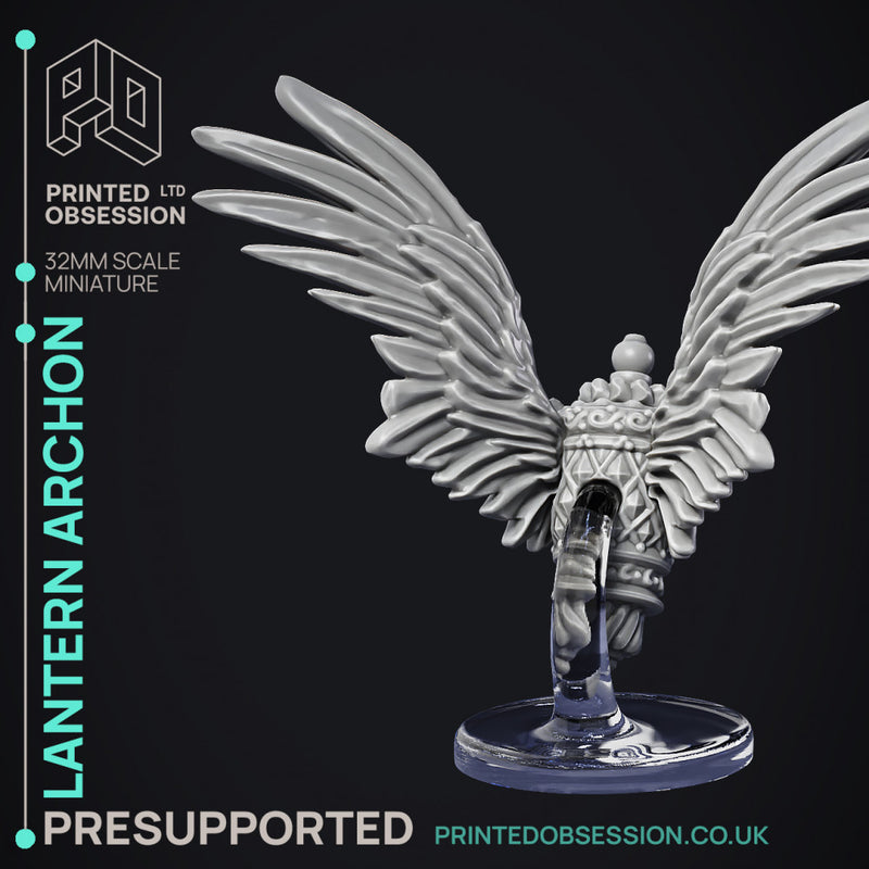 Lantern Archon - Celestial - PRESUPPORTED - Heaven hath no Fury - 32mm Scale - Only-Games