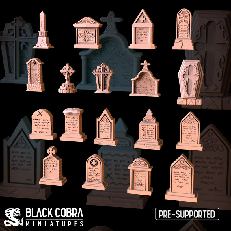 Tombstones Set - Only-Games