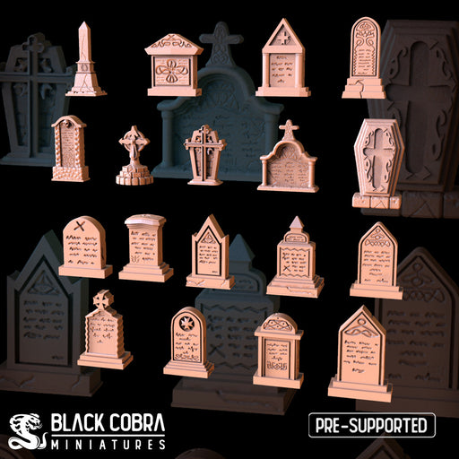 Tombstones Set - Only-Games