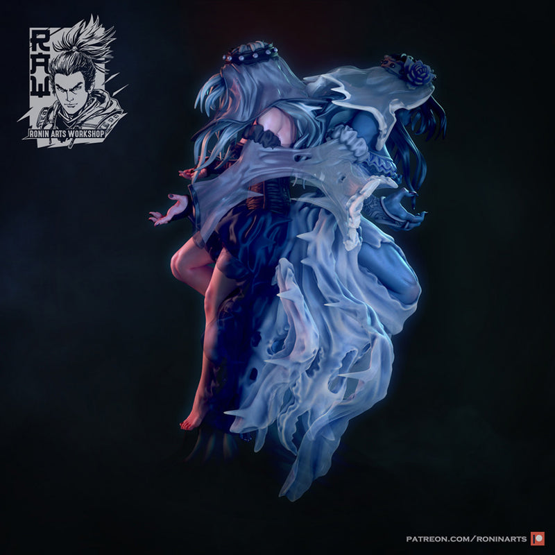 Valeria and Marina - Double Sided Figure of "La llorona" - STL only - Only-Games