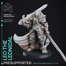 Leonidal - Tabaxi Caravan - PRESUPPORTED - 32mm scale - illustrated & Stats