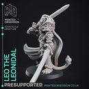 Leonidal - Tabaxi Caravan - PRESUPPORTED - 32mm scale - illustrated & Stats