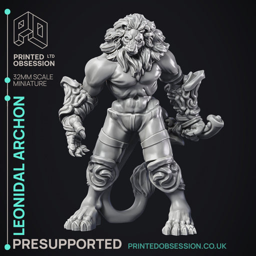 Leonidal - Agathion - PRESUPPORTED - Heaven Hath no fury - 32mm scale - Only-Games