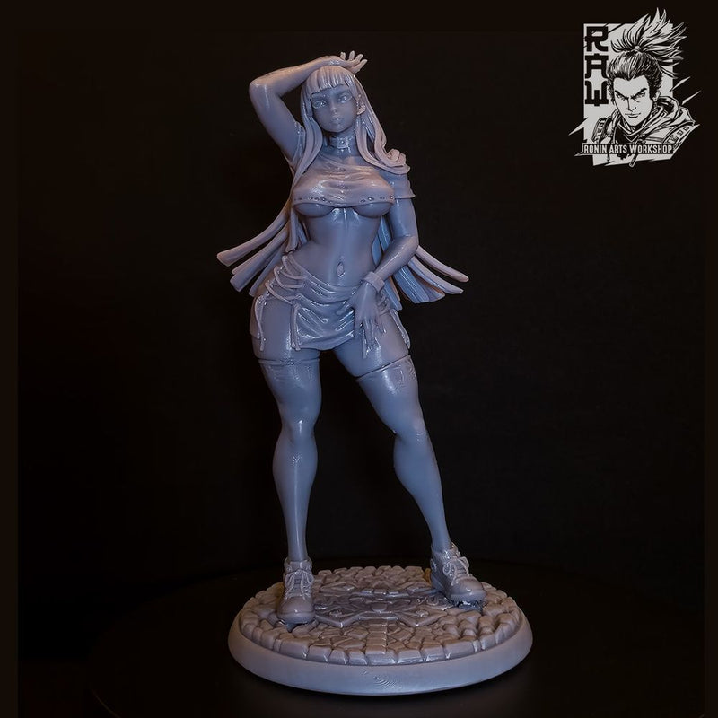 Goth Girl Itza (NSFW version) - 75mm and 120mm Pin-Up - STL only - Only-Games