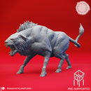 Leucrotta Pair - Tabletop Miniature (Pre-Supported)