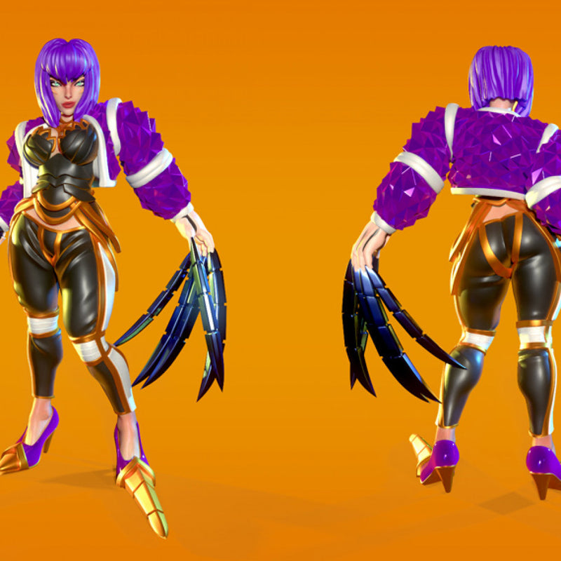 Lexxa - Cyberpunk Executive/Executioner - STL only - Only-Games
