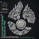 Lich King Talisman - Role Play Item -  PRESUPPORTED - Illustrated and Stats - 32mm scale