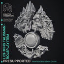 Lich King Talisman - Role Play Item -  PRESUPPORTED - Illustrated and Stats - 32mm scale