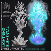 Lightning Elemental - Frankensteins Lab - PRESUPPORTED - 32mm Scale - Only-Games
