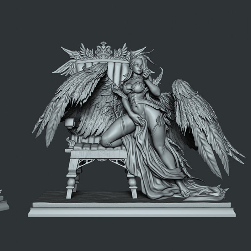 Lilim Pin Up - 75mm (NSFW) Pre-Supported - STL only - Only-Games