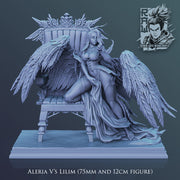 Lilim Pin Up - 75mm Pre-Supported - STL only - Only-Games
