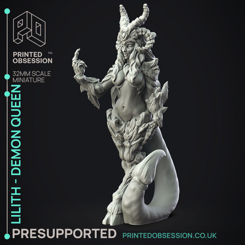 Lilith - Demon Boss - PRESUPPORTED - Hell Hath No Fury - Scale 32mm