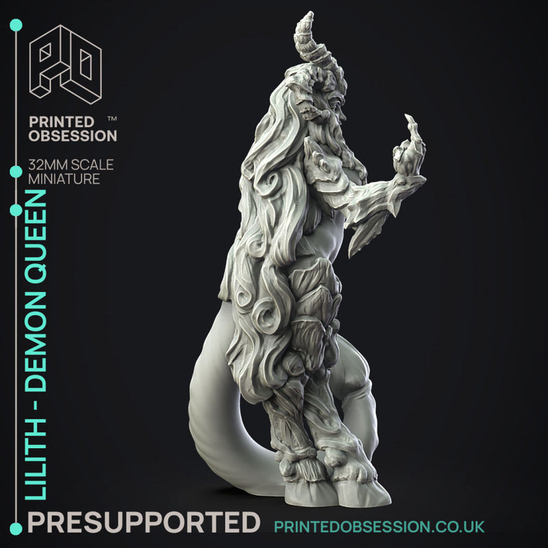 Lilith - Demon Boss - PRESUPPORTED - Hell Hath No Fury - Scale 32mm