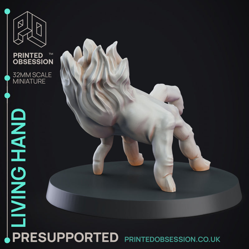 Living Hand - Construct - PRESUPPORTED - D&D 32mm