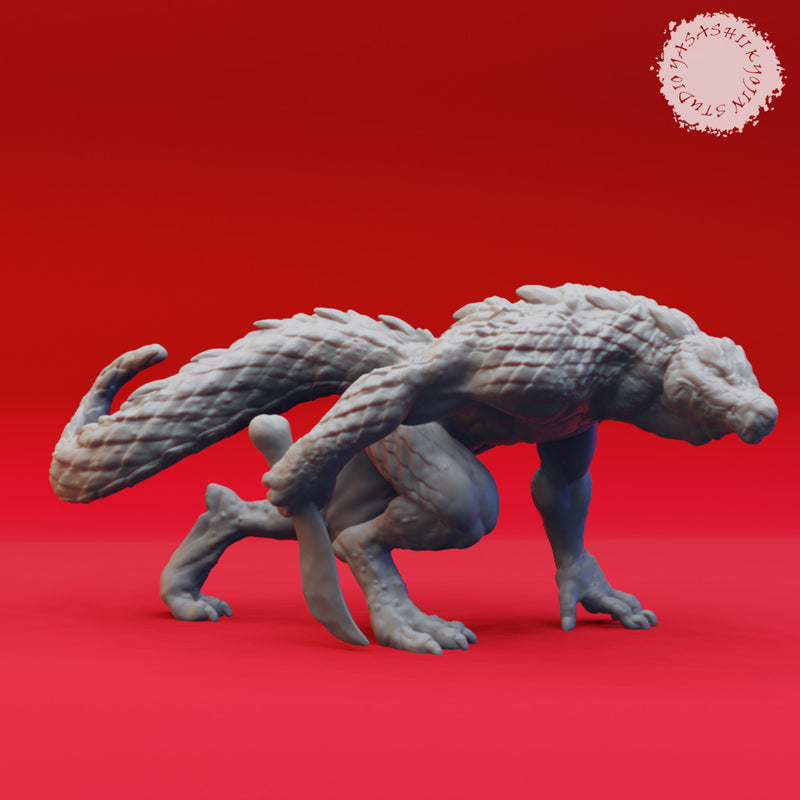 Lizardfolk Warband - Book of Beasts - Tabletop Miniatures (Pre-Supported)