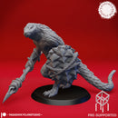 Lizardfolk with Shield - Tabletop Miniature (Pre-Supported)