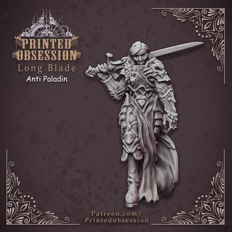 Paladin Mega Pack - 6 paladins - 32 mm scale - D&D - Only-Games