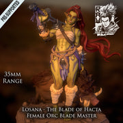 Losana - Female Orc Blademaster - STL only - Only-Games